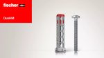  Üreges fém-nylon dübel DuoHM 5 x 55 S PH TX, D-fejű csavar, TX behajtás