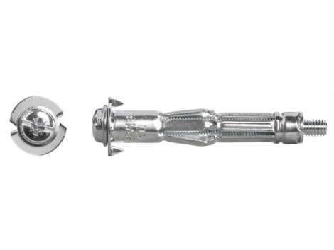 Gipszkarton dübel molly 4x46 Falvast.:15-23 mm dk